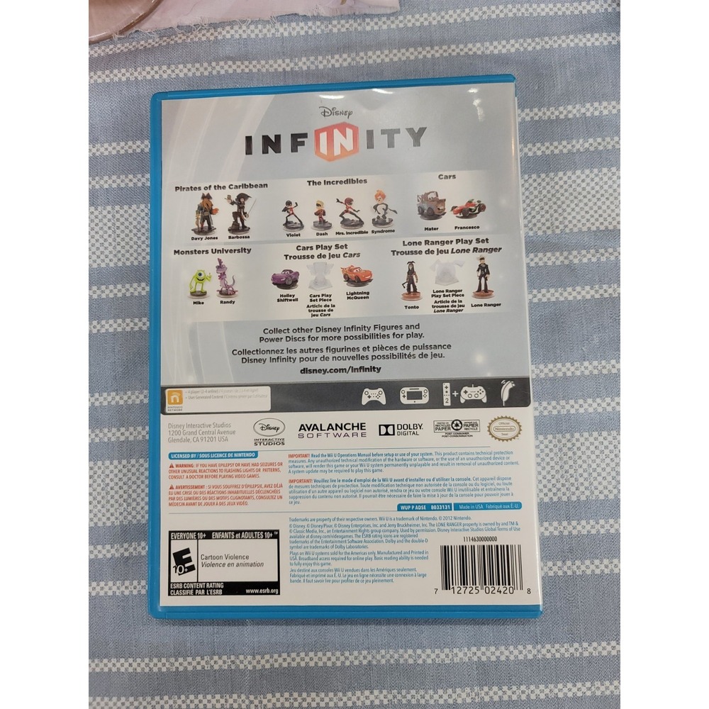 Disney Infinity 1.0 (Nintendo Wii U, 2012) Complete with Manual Tested working - Picture 3 of 3